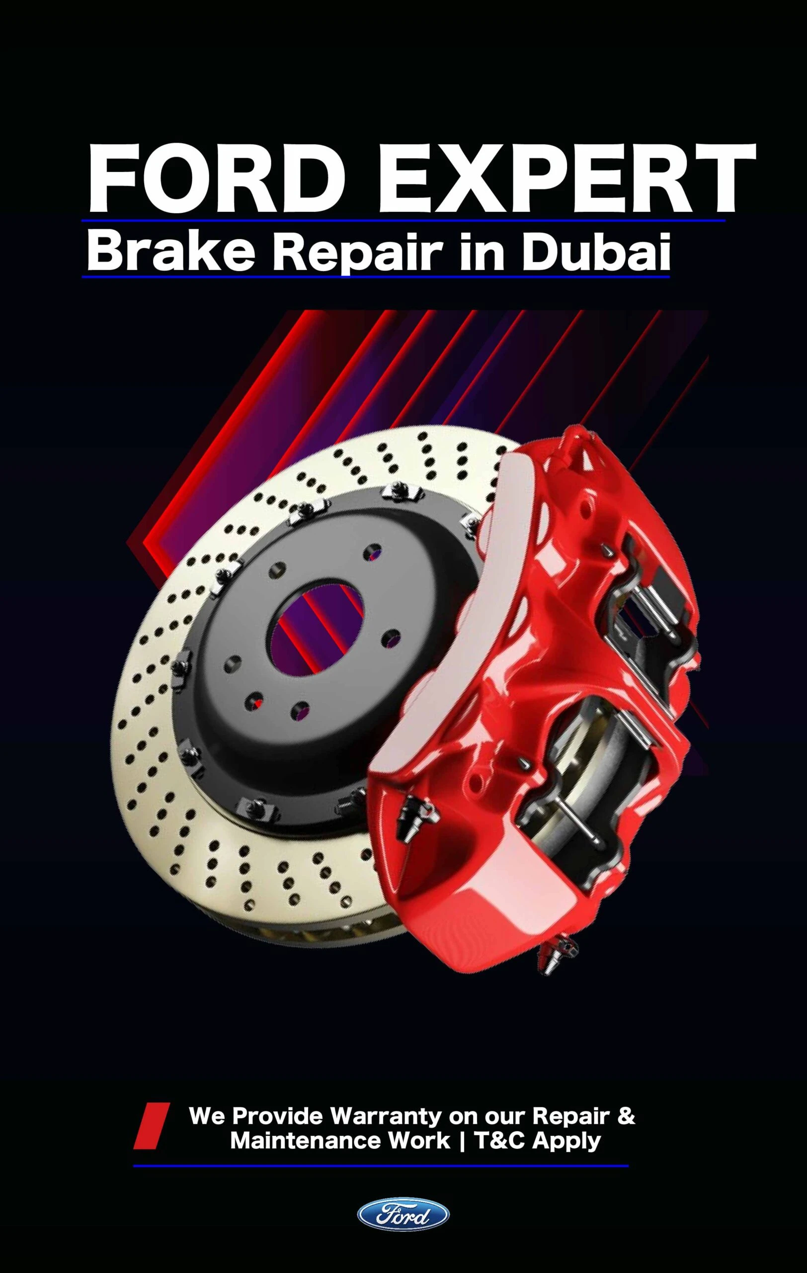 Best Ford Brake Service in Dubai