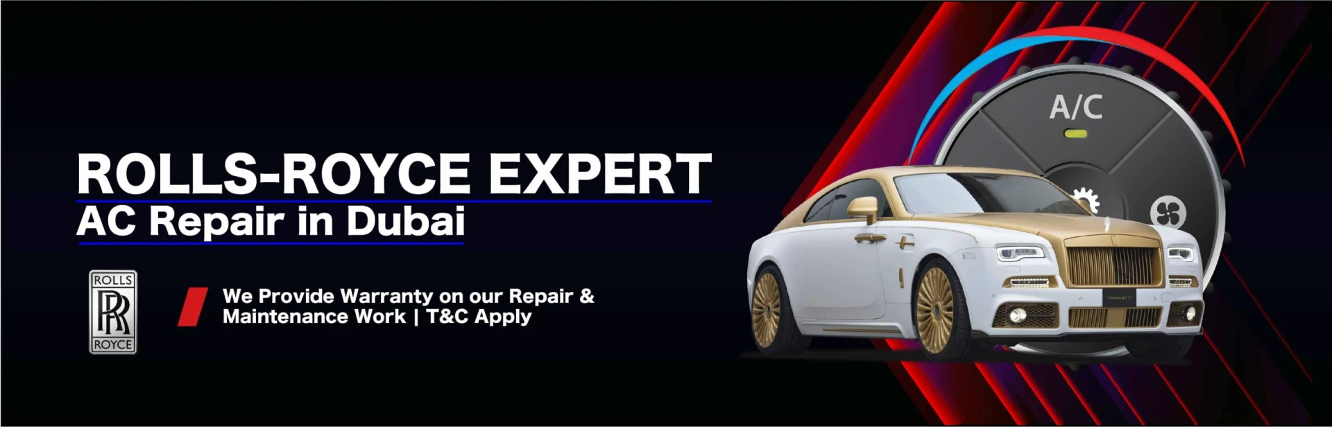 Rolls-Royce AC Repair & Service in Dubai