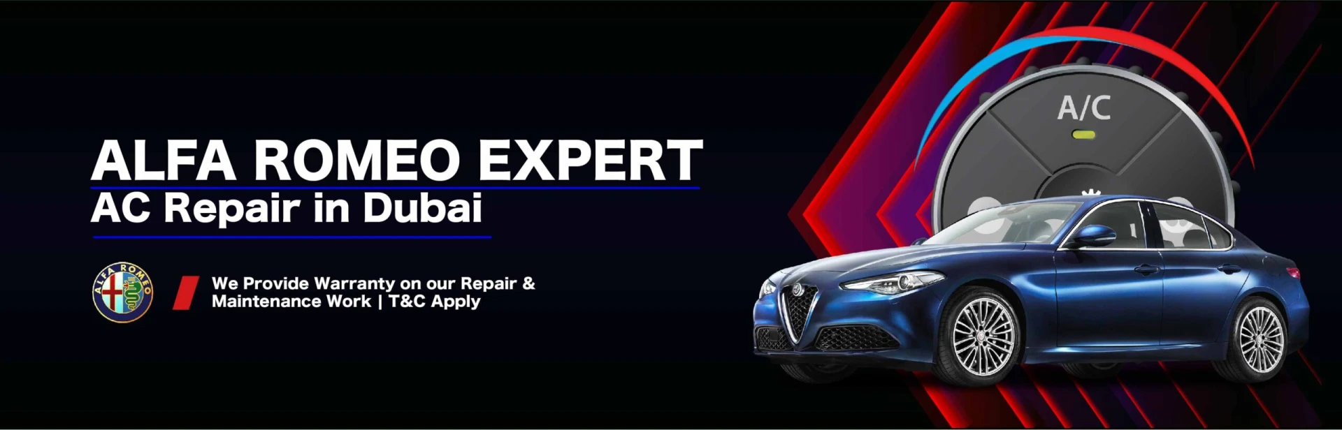 Alfa Romeo AC Repair and Service in Dubai